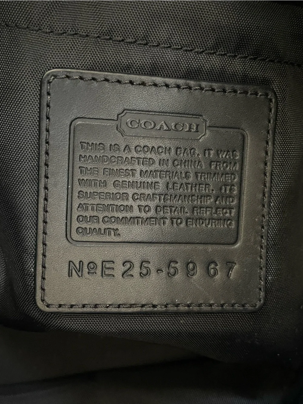 Coach Hampton weekender Canvas Tote bag